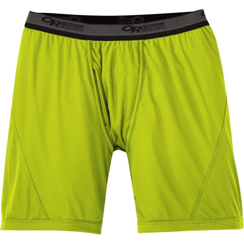 imageOutdoor Research Mens Echo Boxer BriefsLemongrassPewter