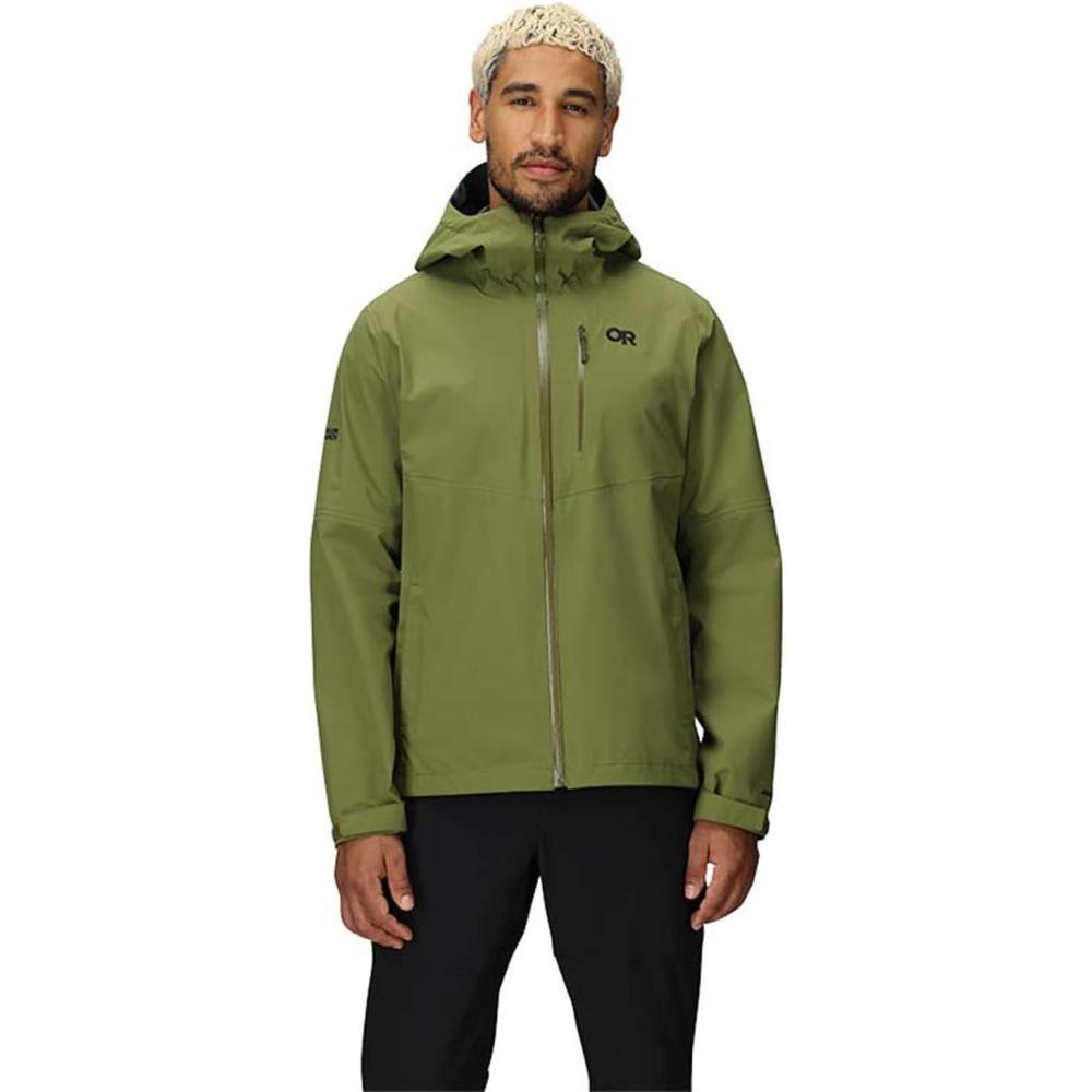 imageOutdoor Research Mens Foray 3L Jacket Waterproof Windproof Hooded Long Sleeve Standard FitWillow
