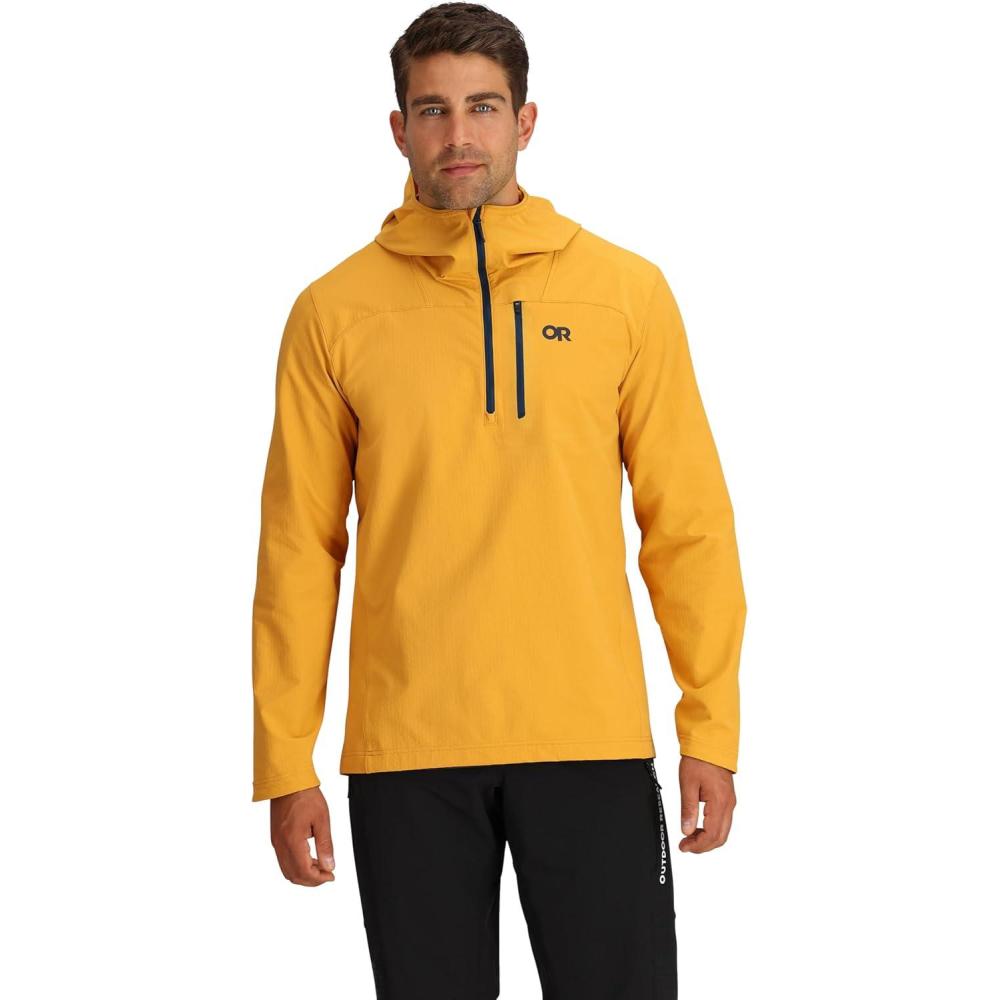 imageOutdoor Research Mens Freewheel Half Zip HoodieCaramel