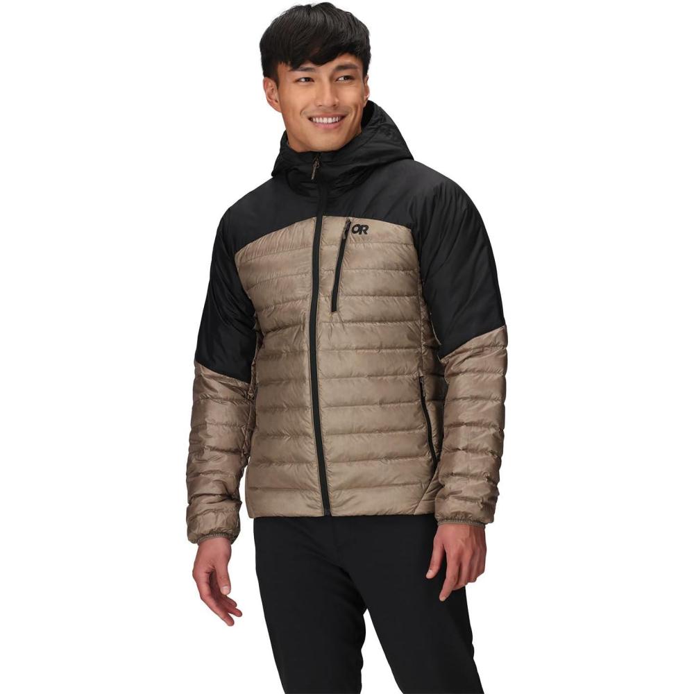 imageOutdoor Research Mens Helium Down HoodieSableBlack