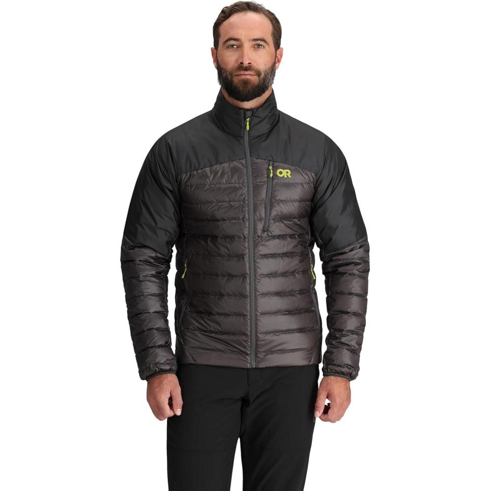 imageOutdoor Research Mens Helium Down Jacket Water Resistant Wind Resistant Lightweight Durable Standard FitStorm