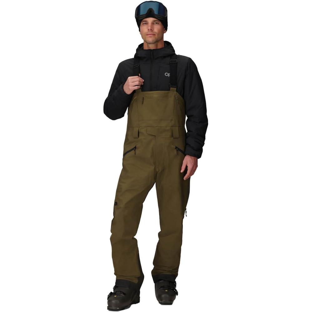 imageOutdoor Research Mens Hemispheres Team GoreTex 3L BibsDark Olive