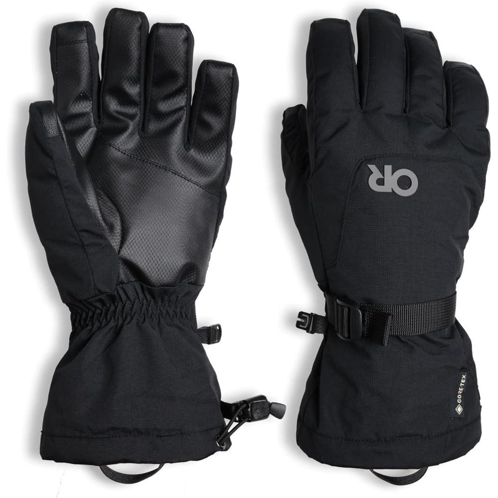 imageOutdoor Research Mens Revolution GORETEX Gloves  Etip Ski Gloves Waterproof ampamp Windproof InsulatedBlack