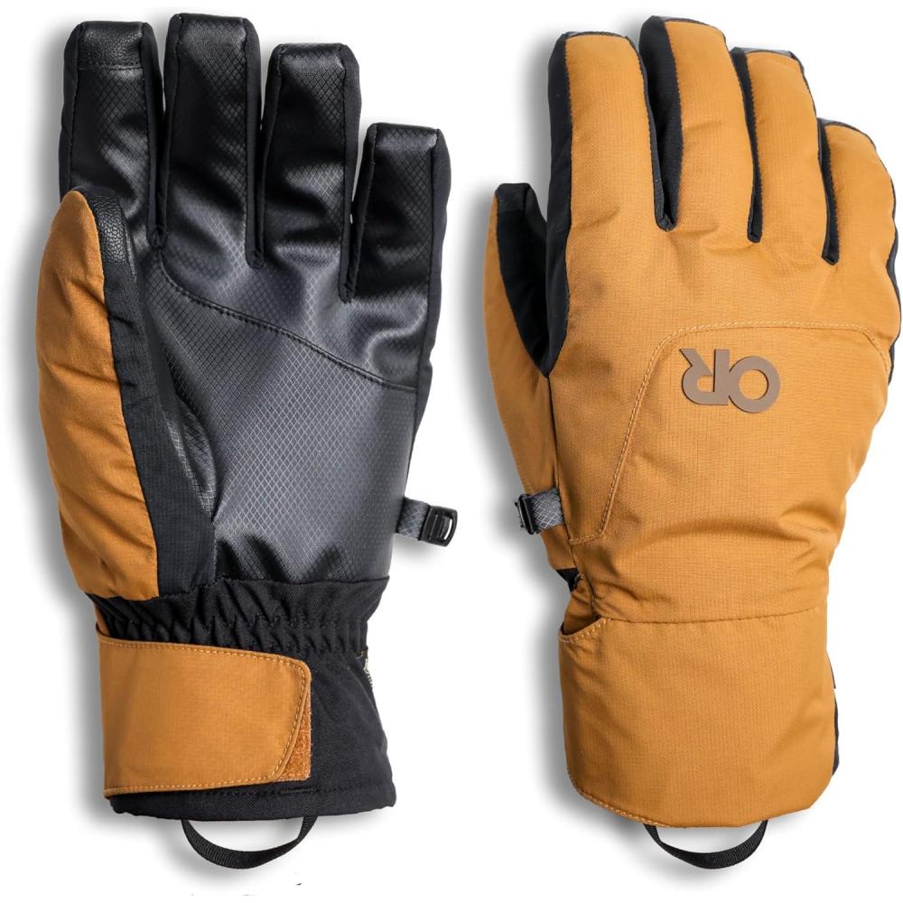 imageOutdoor Research Mens Revolution Undercuff GORETEX Gloves  Etip Ski Gloves Waterproof ampamp Windproof InsulatedBronze