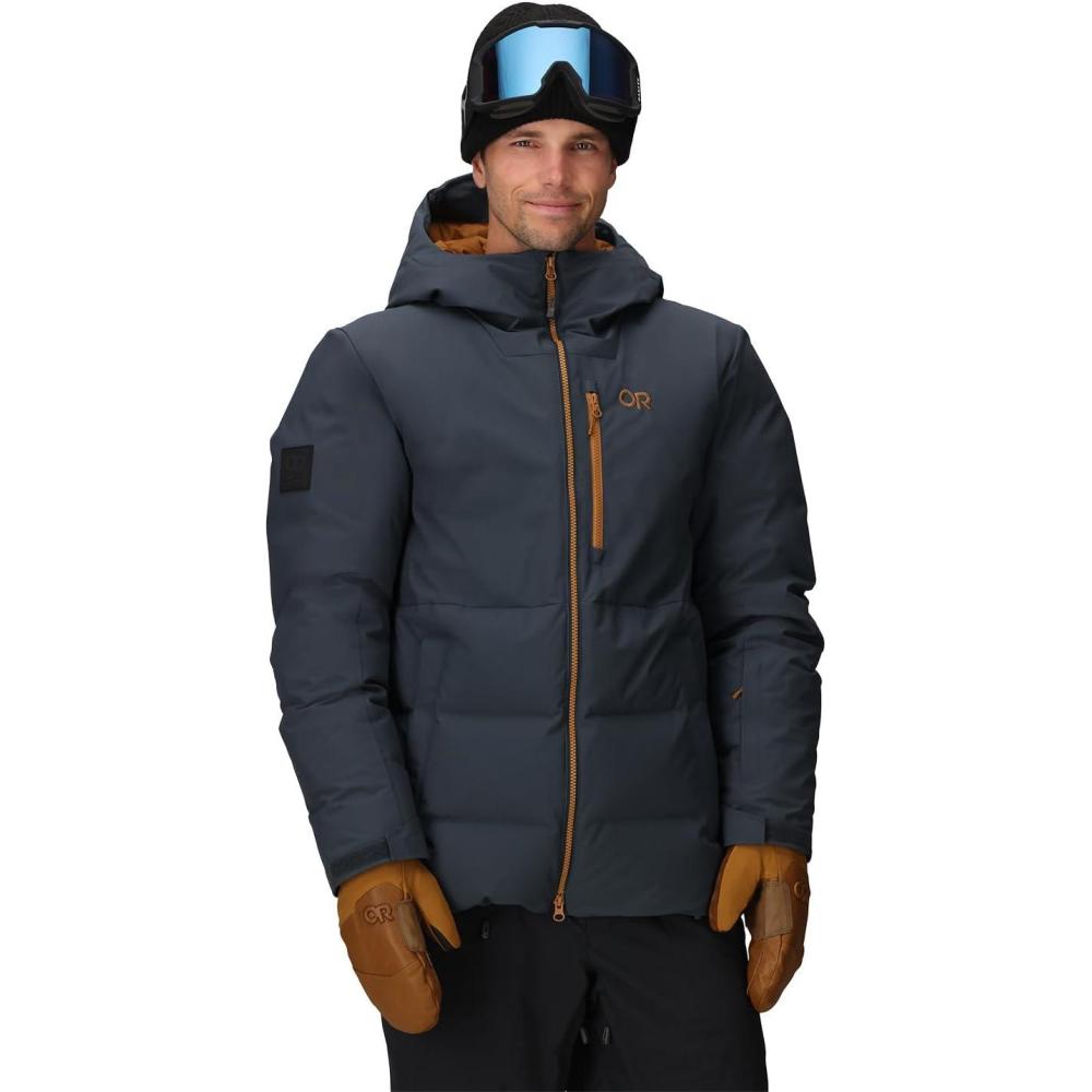 imageOutdoor Research Mens Snowcrew Down JacketAtlantic