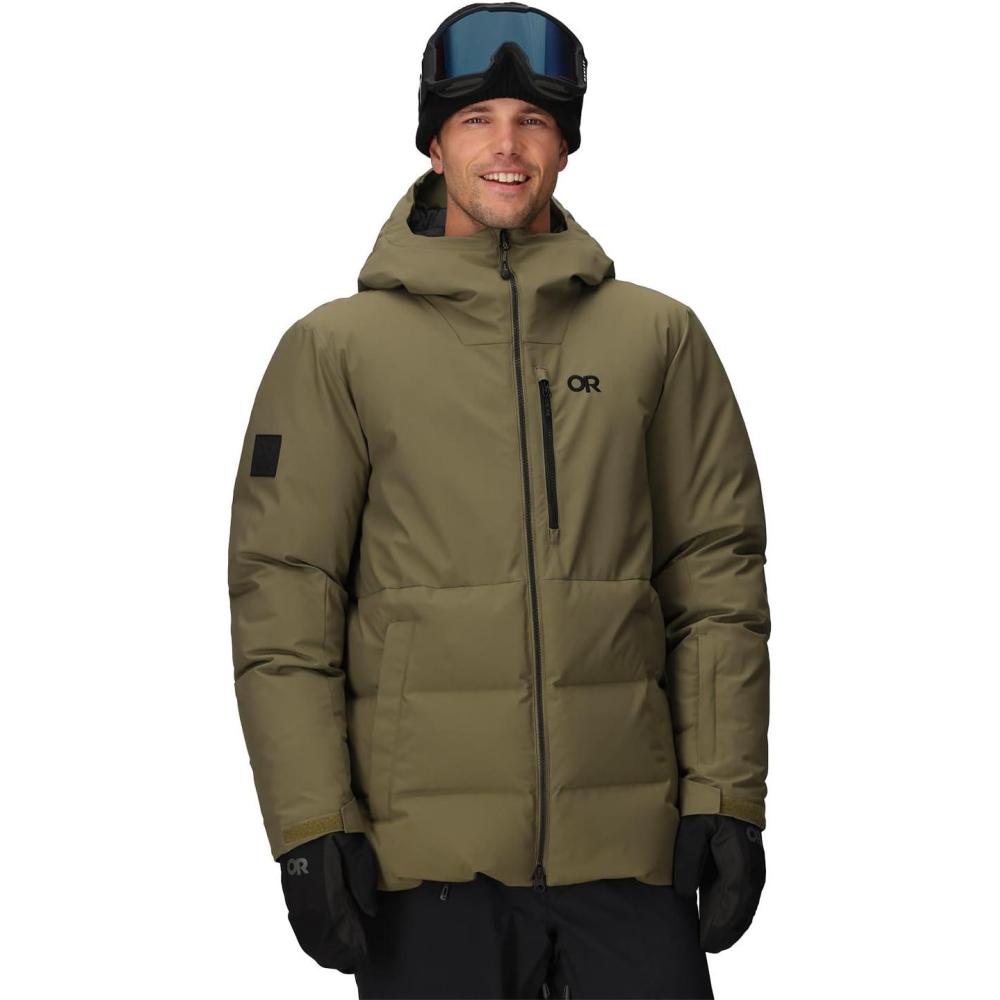 imageOutdoor Research Mens Snowcrew Down JacketRanger Green