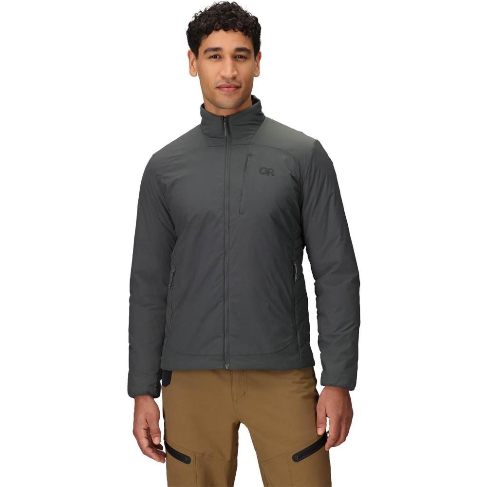 imageOutdoor Research Mens Vesper Insulated Jacket Lightweight Water Resistant Hiking Jacket 4Seasons ComfortCharcoal