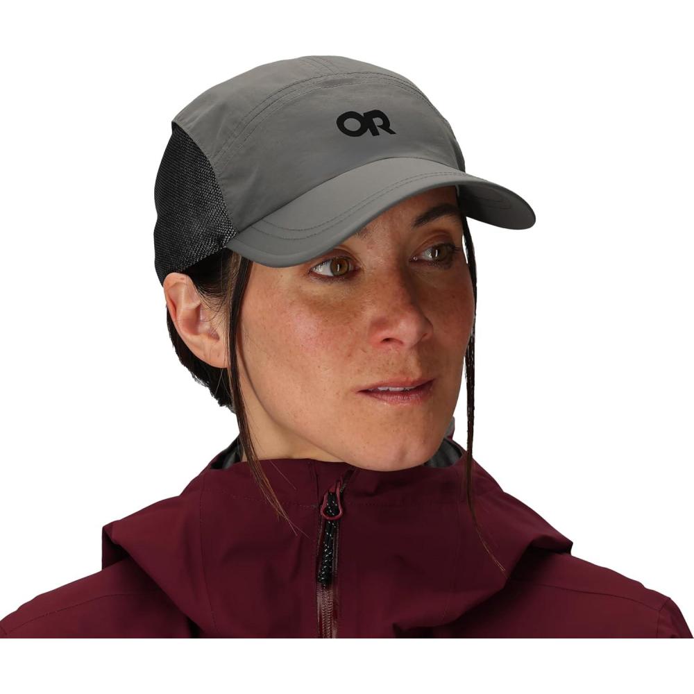 imageOutdoor Research Swift Cap  Lightweight UPF Sun Hat with Breathable Mesh for Men ampamp Women Hiking Running and TravelCharcoal Reflective