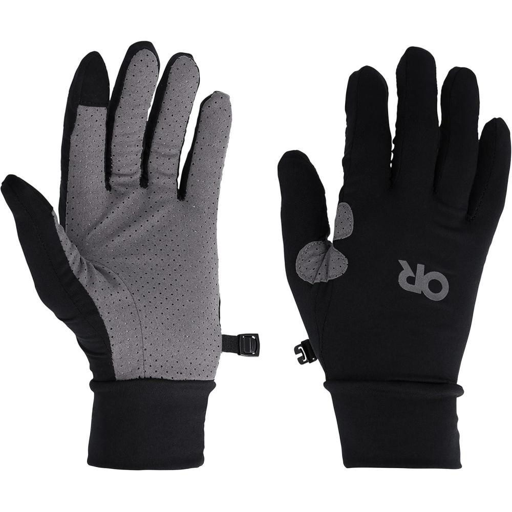 imageOutdoor Research Unisex Activelce Chroma Full Sun Gloves  Lightweight ampamp Breathable UPF 50 Sun Protection GloveBlack