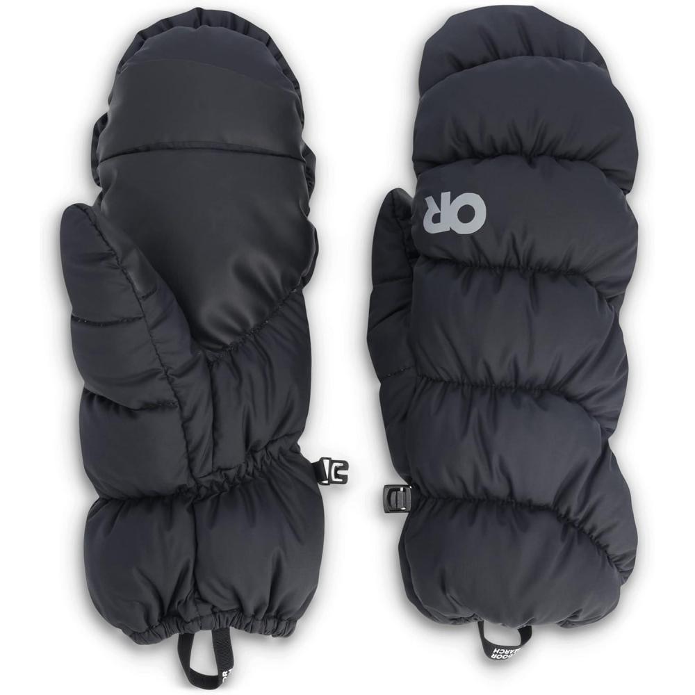 imageOutdoor Research UnisexAdult Coldfront Down MittsSolid Black