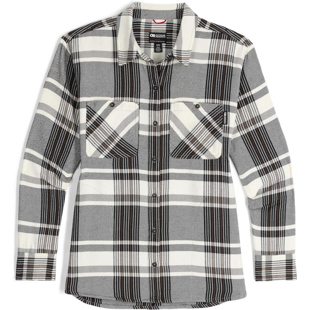 imageOutdoor Research Womens Feedback Flannel Twill ShirtBronze Plaid