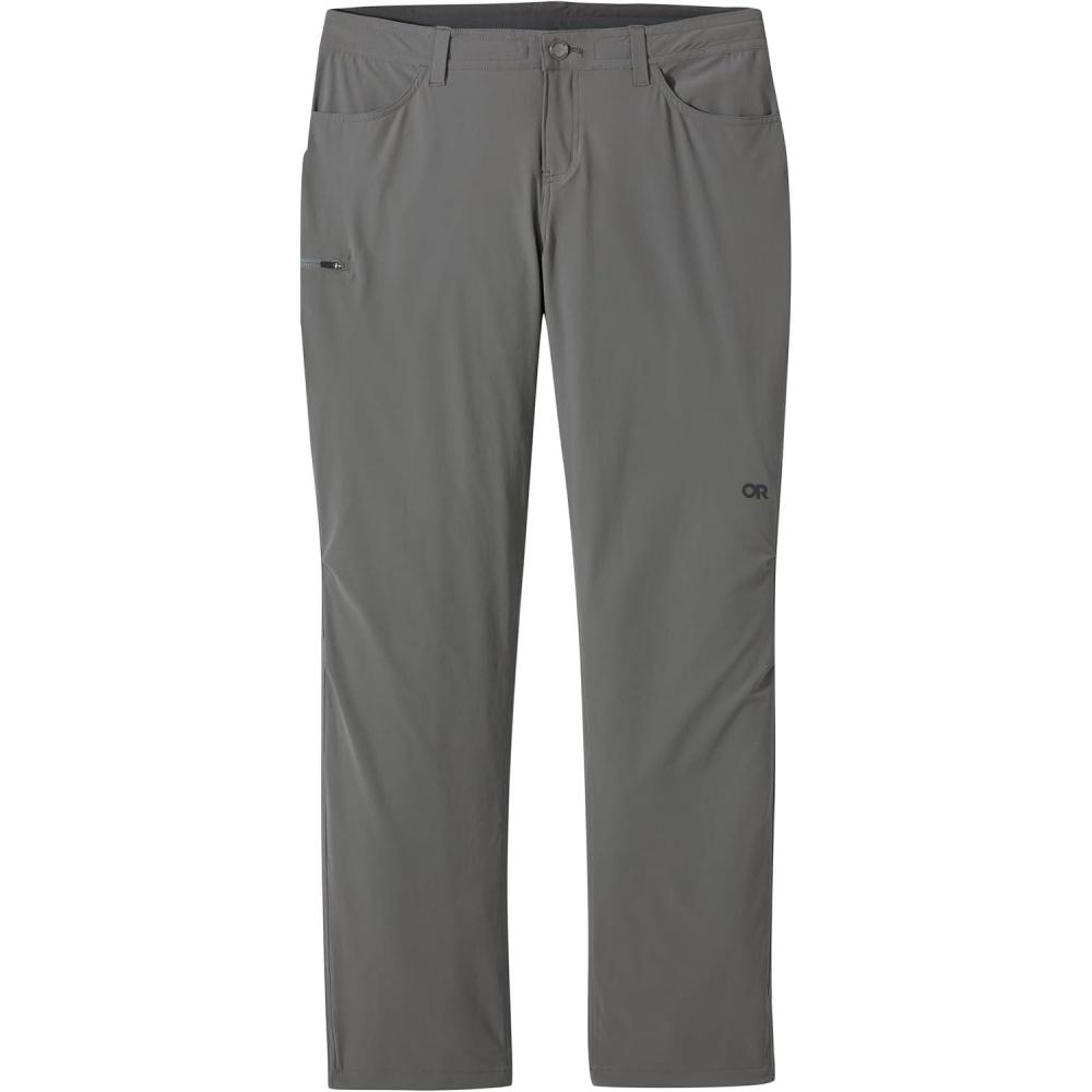 imageOutdoor Research Womens Ferrosi Pants Short Inseam  Hiking Climbing Camping Lightweight GearPewter