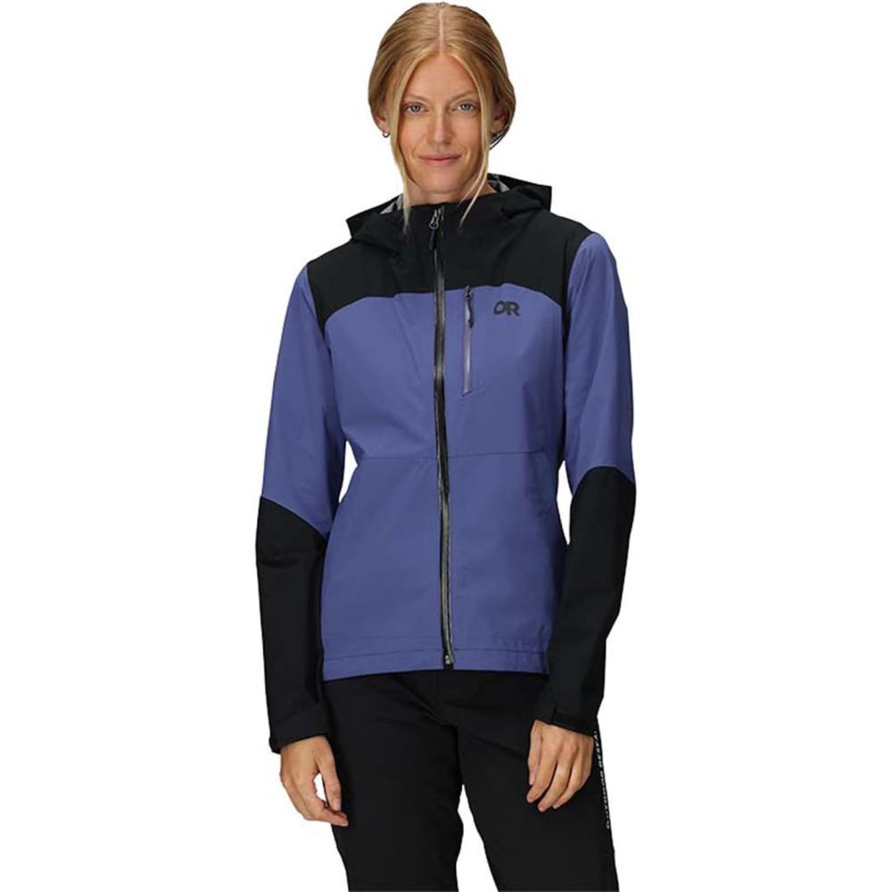 imageOutdoor Research Womens Freewheel MTB Stretch Rain Jacket  Waterproof ampamp Windproof Mountain Bike Gear LightweightGalacticBlack