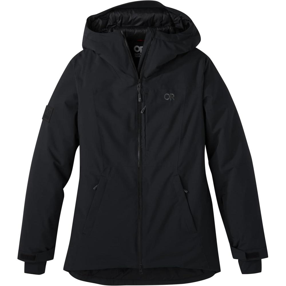 imageOutdoor Research Womens Snowcrew Jacket Plus  Waterproof Snow JacketsBlack