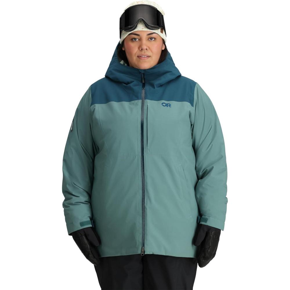 imageOutdoor Research Womens Snowcrew Jacket Plus  Waterproof Snow JacketsNeptuneHarbor