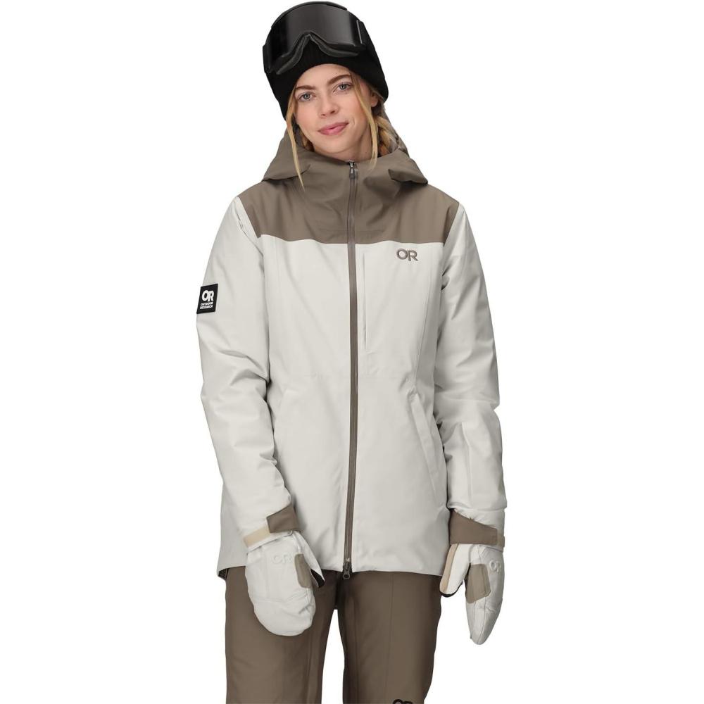 imageOutdoor Research Womens Snowcrew JacketOysterSable