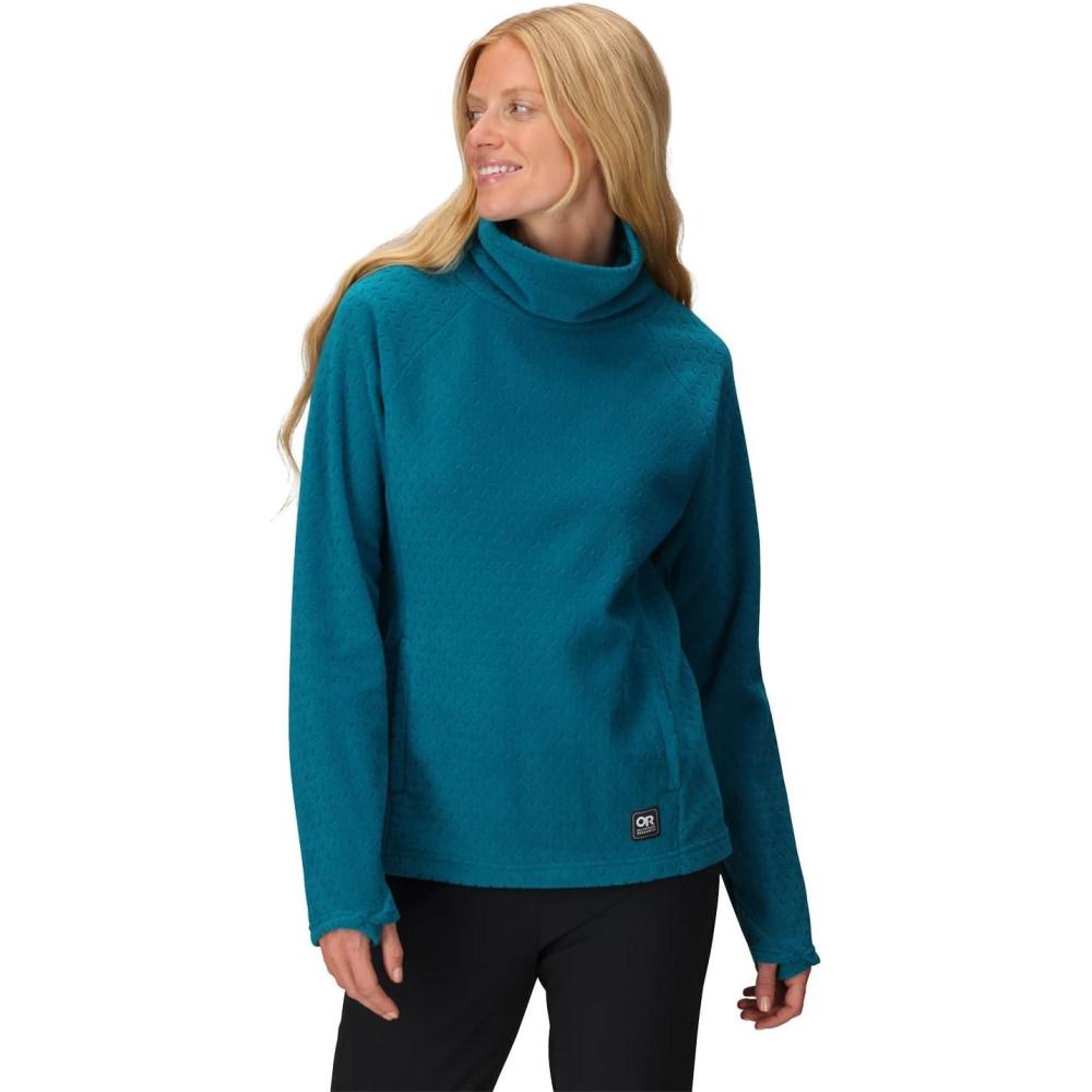 imageOutdoor Research Womens Trail Mix XT Fleece Cowl  Temperature SelfRegulating Fabric UPF 50 LightweightAurora