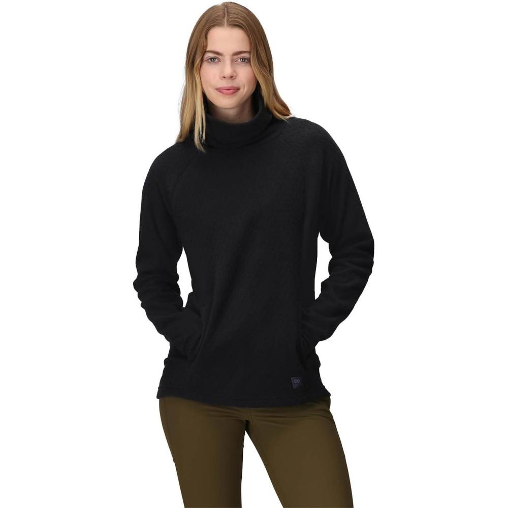 imageOutdoor Research Womens Trail Mix XT Fleece Cowl  Temperature SelfRegulating Fabric UPF 50 LightweightBlack