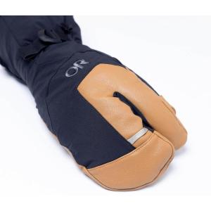 Outdoor Research Arete Modular Gore-Tex 3-Finger Gloves(Black/Dark Natural)