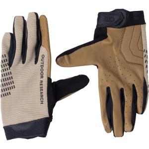 Outdoor Research Freewheel Leather Palm BIke Gloves(Pro Khaki)