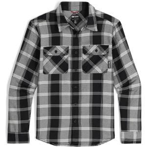 Outdoor Research Men’s Feedback Flannel Twill Shirt(Black Plaid)