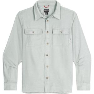 Outdoor Research Men’s Feedback Flannel Twill Shirt(Light Pewter)
