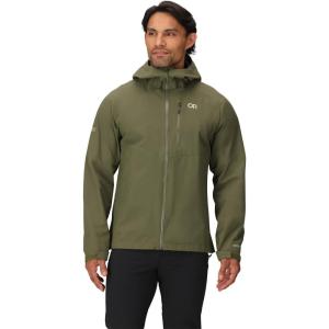 Outdoor Research Men’s Foray 3L Jacket | Waterproof, Windproof, Hooded, Long Sleeve, Standard Fit(Ranger Green)