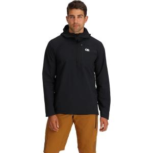 Outdoor Research Men’s Freewheel Half Zip Hoodie(Black)