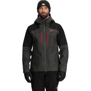 Outdoor Research Men’s Headwall Gore-Tex 3L Jacket | Waterproof, Windproof, Helmet Compatible Hood, Standard Fit(Storm/Black)