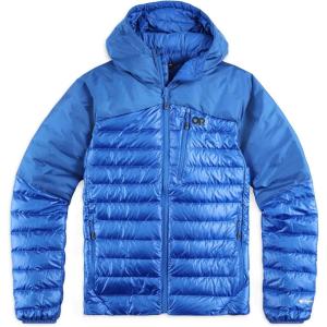 Outdoor Research Men’s Helium Down Hoodie(Classic Blue)