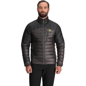 Outdoor Research Men’s Helium Down Jacket | Water Resistant, Wind Resistant, Lightweight, Durable, Standard Fit(Storm)