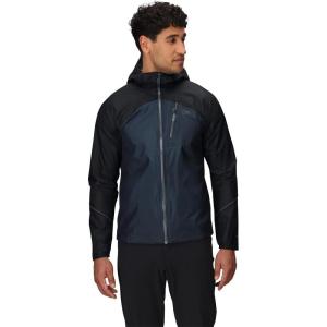 Outdoor Research Men’s Helium Rain Jacket | Waterproof, Windproof, Breathable, Lightweight, Durable, Standard Fit(Atlantic)