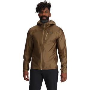 Outdoor Research Men’s Helium Rain Jacket | Waterproof, Windproof, Breathable, Lightweight, Durable, Standard Fit(Coyote)