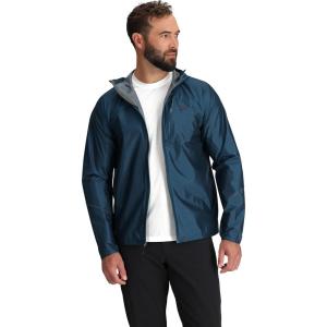 Outdoor Research Men’s Helium Rain Jacket | Waterproof, Windproof, Breathable, Lightweight, Durable, Standard Fit(Harbor)