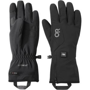 Outdoor Research Men’s Sureshot Heated Softshell Gloves(Black)