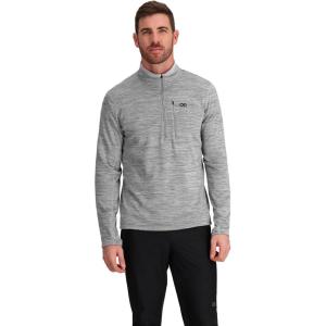 Outdoor Research Men’s Vigor Grid Fleece Half Zip(Grey Heather)