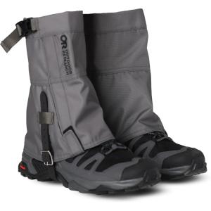 Outdoor Research Rocky Mountain Low Gaiters II | Water Resistant, Durable Leg Protection for Hiking Trails(Pewter)