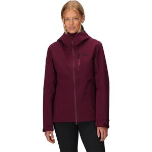 Outdoor Research Women’s Aspire 3L Jacket | Waterproof, Windproof, Hooded, Long Sleeve, Standard Fit(Winterberry)