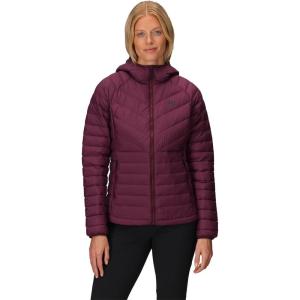 Outdoor Research Women’s Transcendent Down Hoodie Jacket | Water & Wind Resistant, Insulated, Lightweight, Standard Fit(Winterberry)