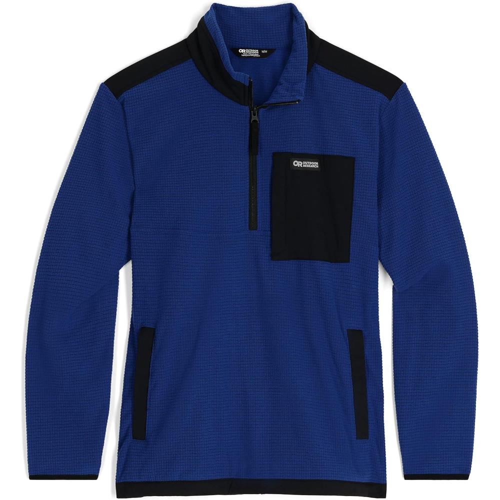 imageOutdoor Research Mens Trail Mix Quarter Zip PulloverGalaxyBlack