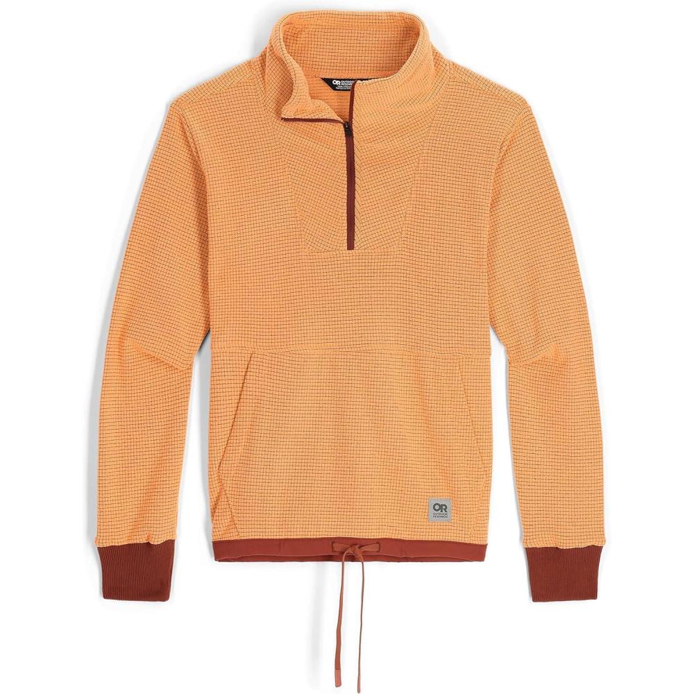 imageOutdoor Research womens Womens Trail Mix Quarter Zip PulloverOrange FizzBrick