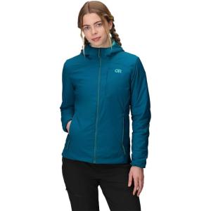 Outdoor Research Women’s Vesper Insulated Hoodie | Lightweight, Water Resistant Hiking Jacket, 4-Seasons Comfort(Aurora)