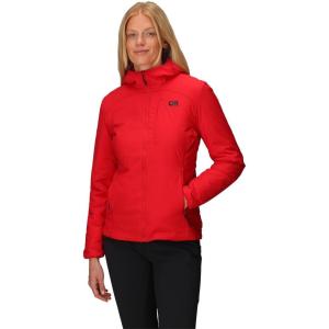 Outdoor Research Women’s Vesper Insulated Hoodie | Lightweight, Water Resistant Hiking Jacket, 4-Seasons Comfort(Lingonberry)