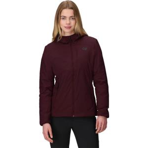 Outdoor Research Women’s Vesper Insulated Hoodie | Lightweight, Water Resistant Hiking Jacket, 4-Seasons Comfort(Winterberry)