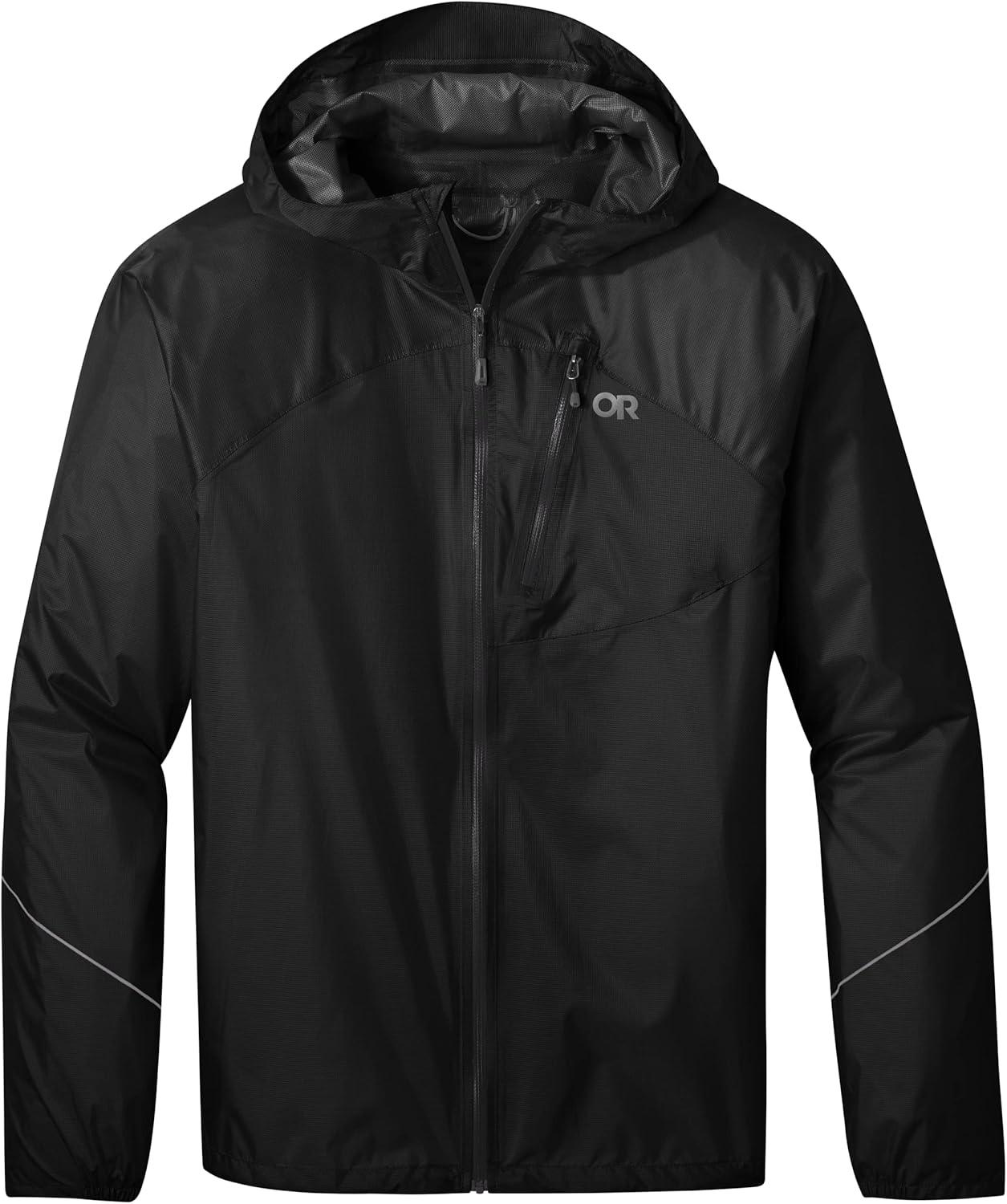 imageOutdoor Research Mens Helium Rain Jacket Breathable Weatherproof JacketBlack