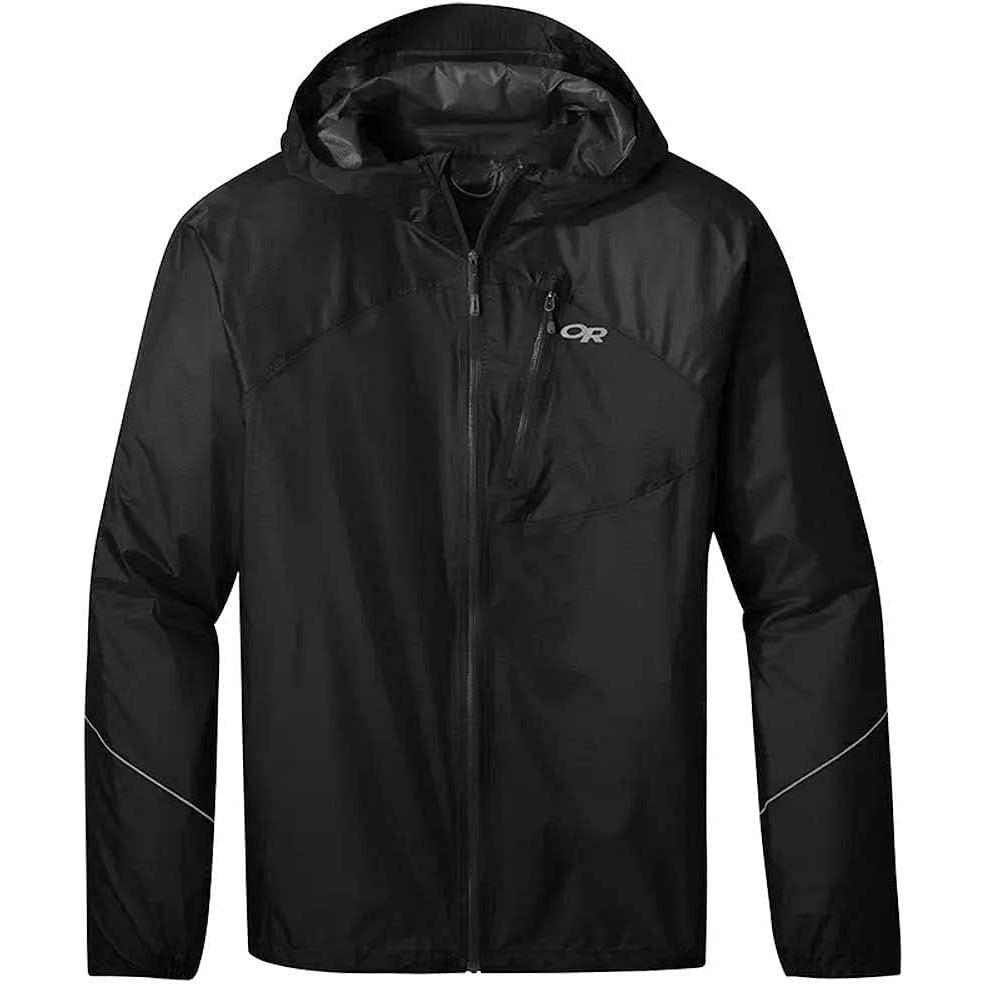 imageOutdoor Research Mens Helium Rain Jacket Breathable Weatherproof JacketBlack