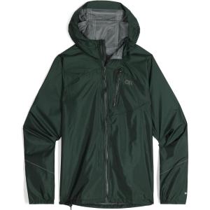 Outdoor Research Men’s Helium Rain Jacket – Breathable Weatherproof Jacket(Grove)