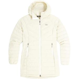 Outdoor Research Women’s Transcendent Down Parka | Water & Wind Resistant, Insulated, Lightweight, Standard Fit(Oyster)