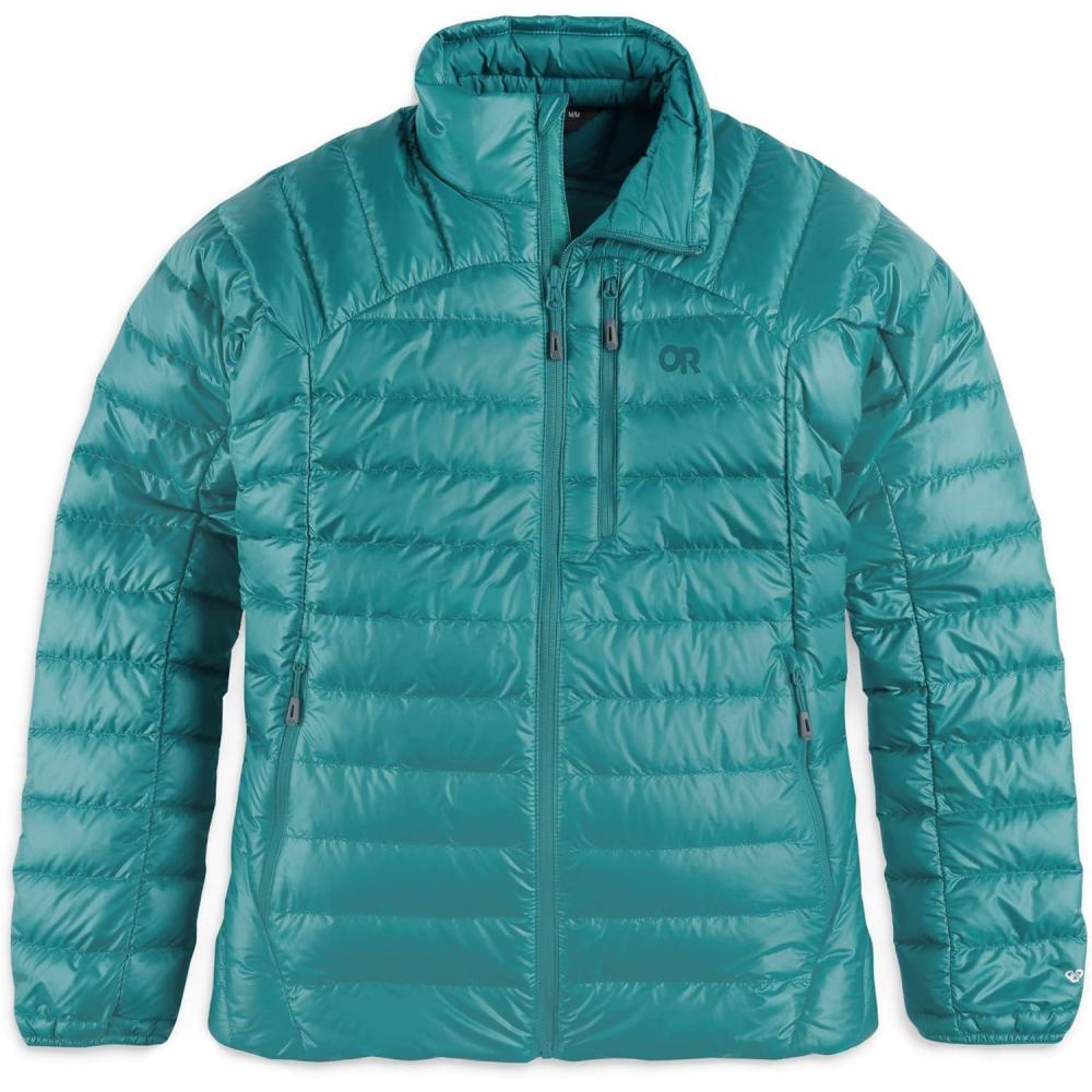 imageOutdoor Research Womens Helium Down Jacket  Lightweight Puffer JacketDeep Lake