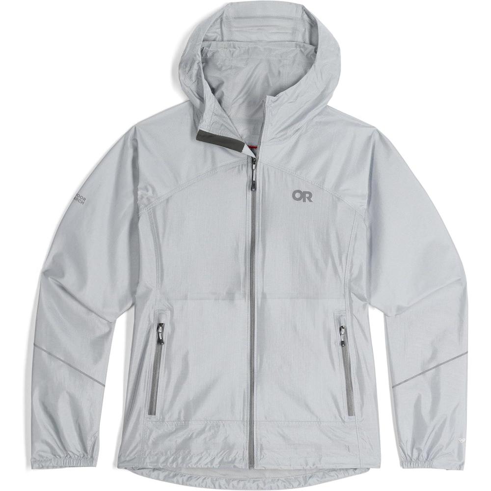 imageOutdoor Research Womens Helium Rain Jacket Titanium M